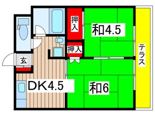 パレットハウスの物件間取画像